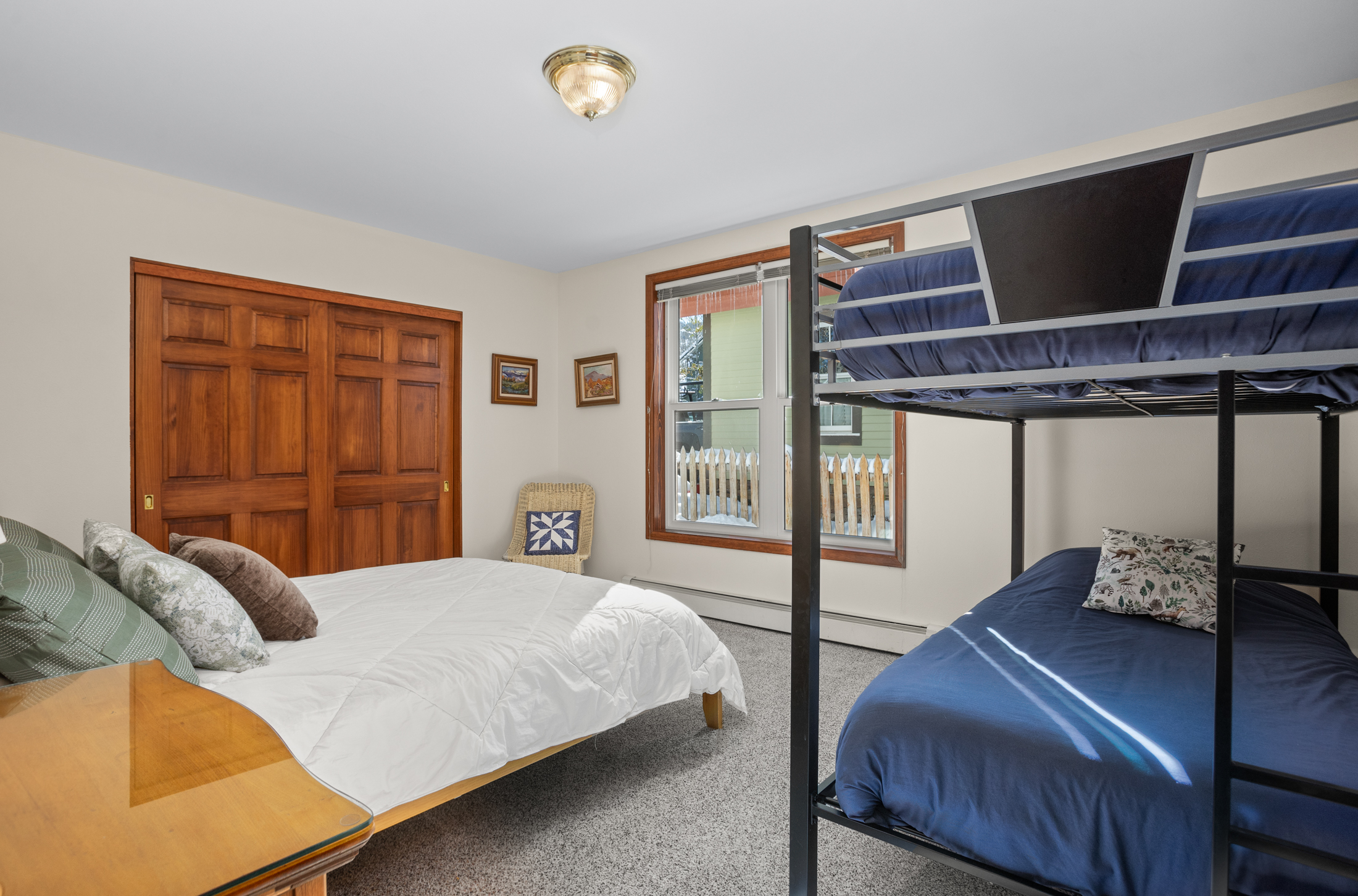 Ground Level - Bedroom 3 - Queen and 2 Twins