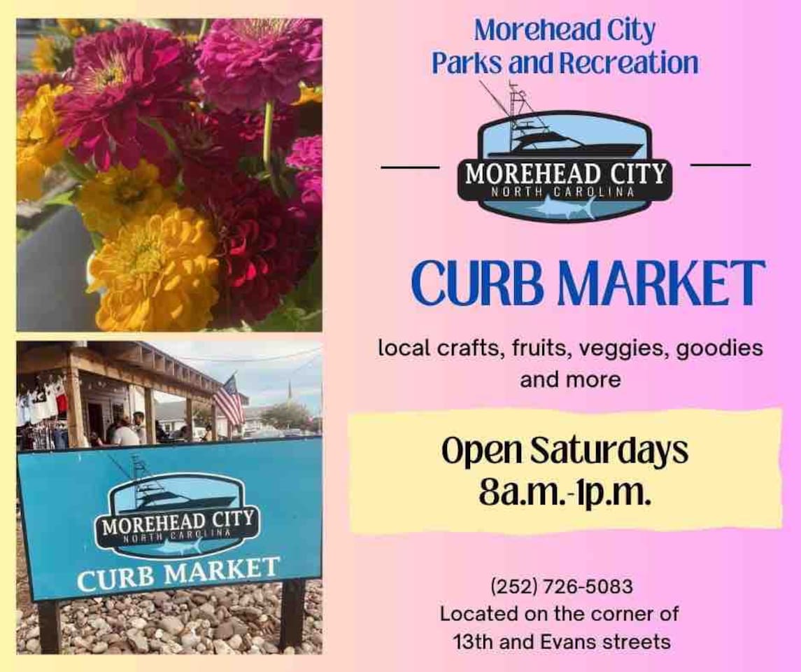Enjoy the local Curb Market  right located next door!