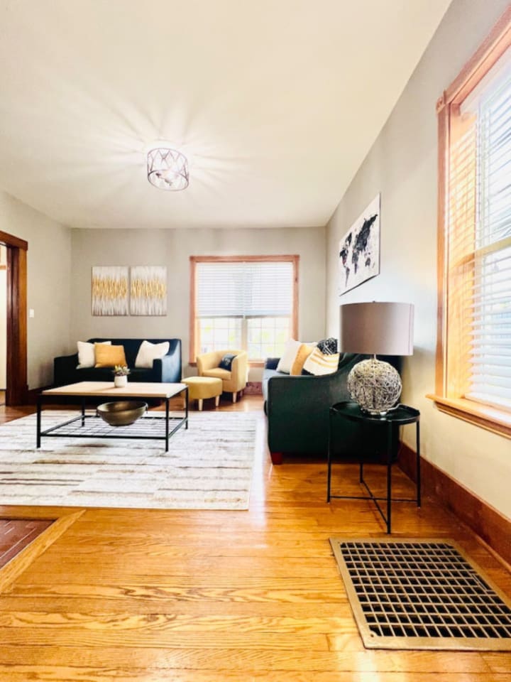 Spacious living area with plenty of room to relax, entertain, and enjoy the comfort of your home away from home.