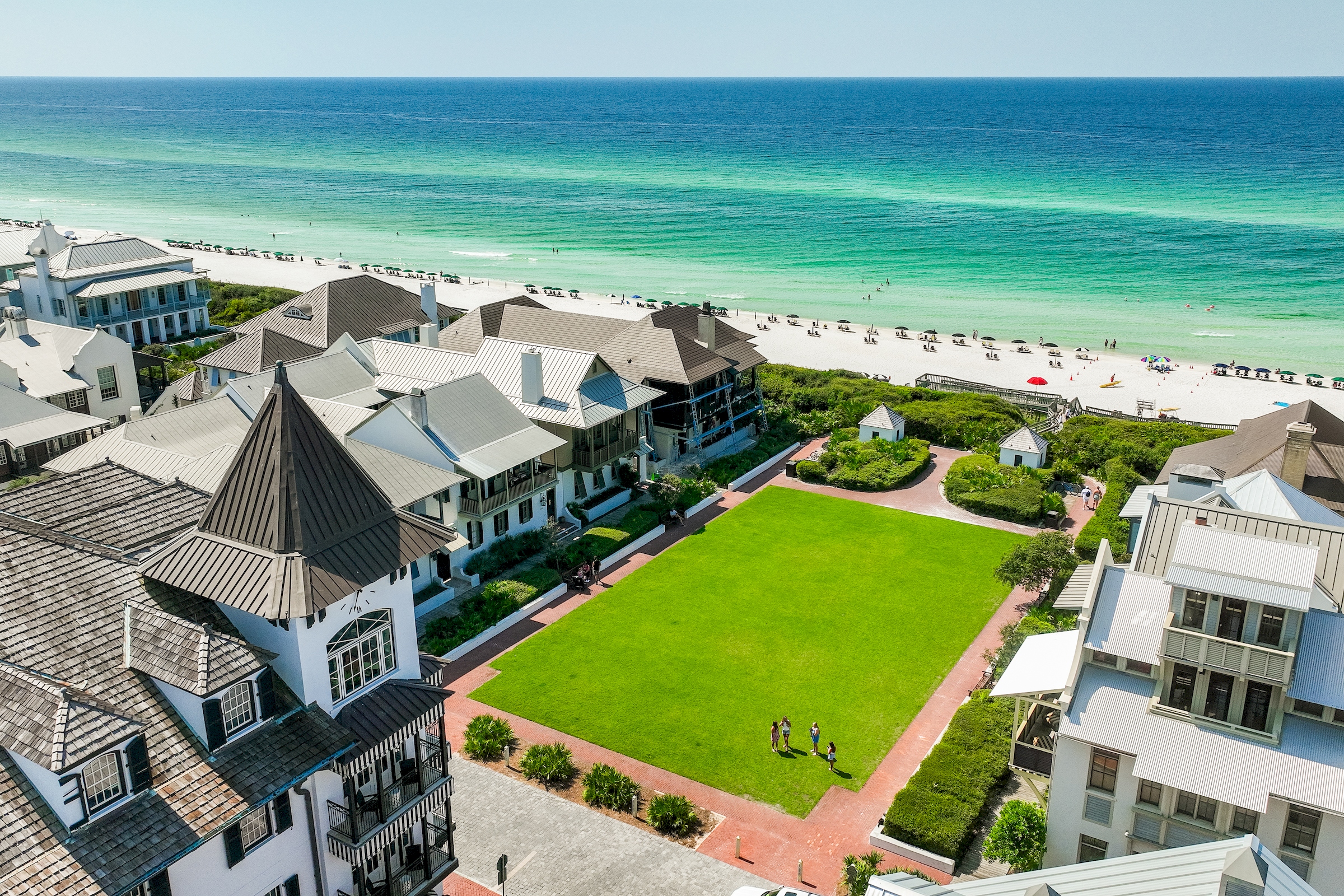 Rosemary Beach is just a short drive away from the rental home! Feels like you are in Europe :)