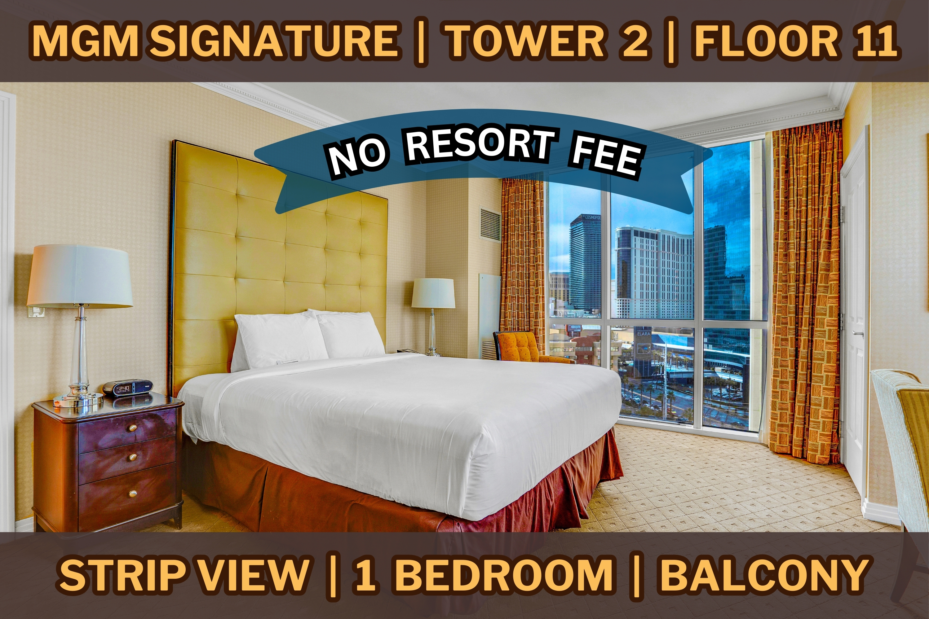 MGM Tower 2 · Unit 1121 — King Suite