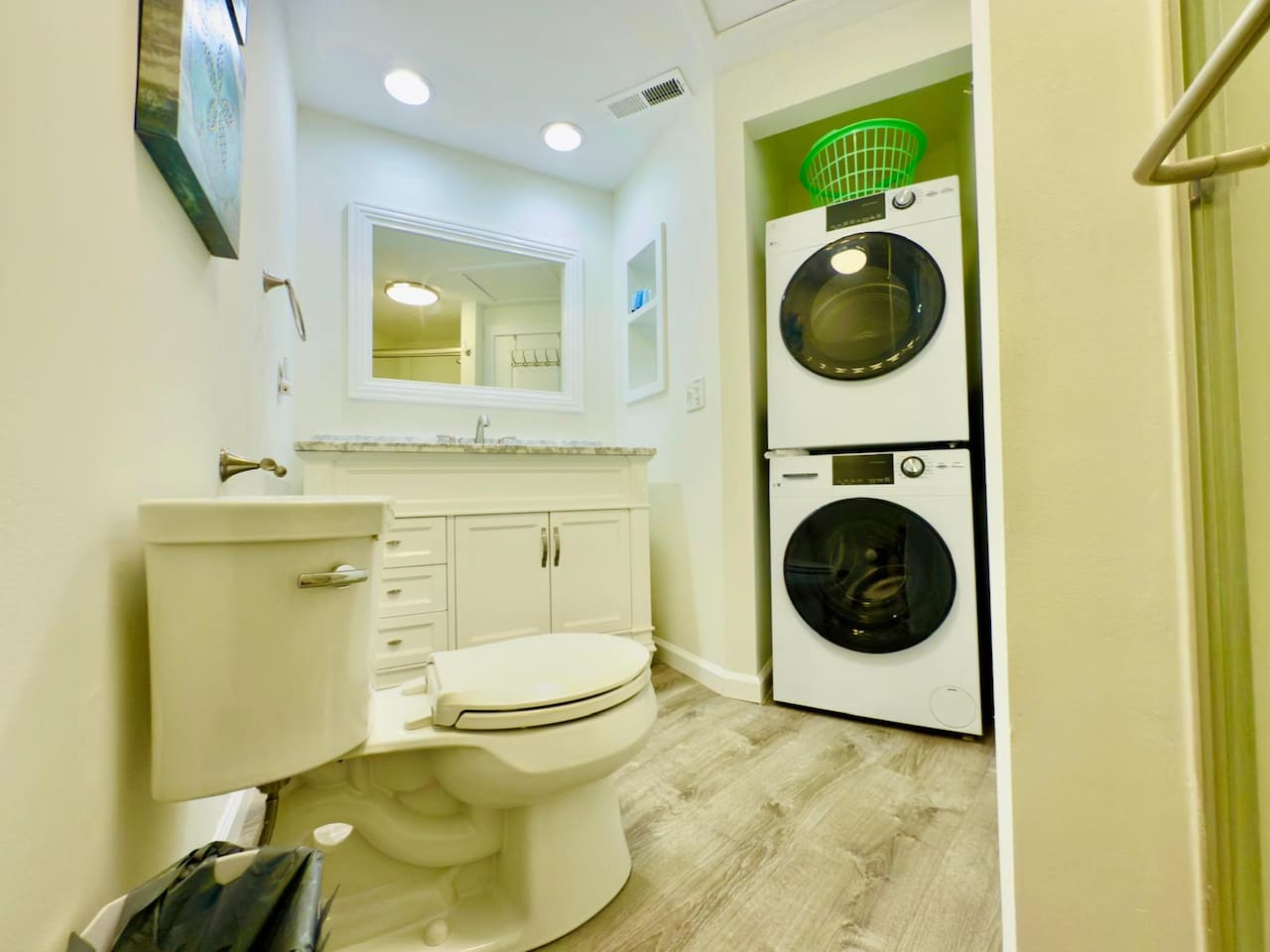 Washer and dryer