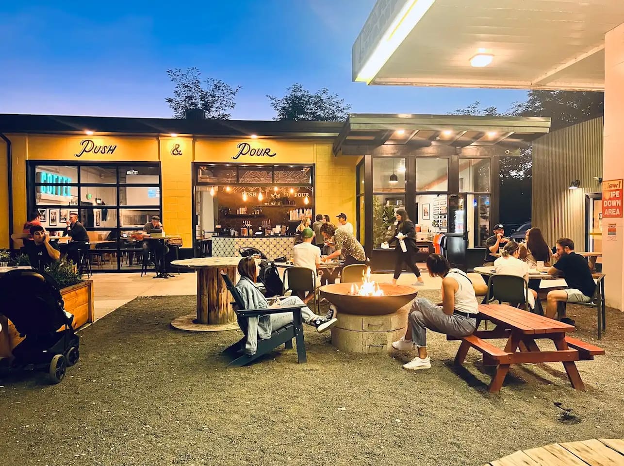 Neighborhood coffee bar