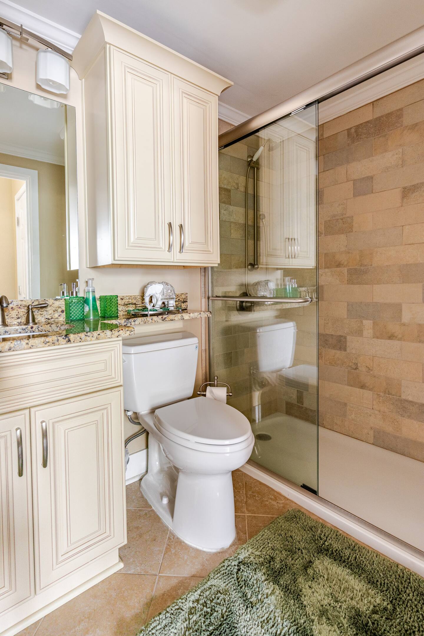 A comfortable and inviting guest bedroom, thoughtfully designed for a relaxing stay.