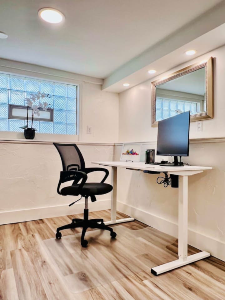 Dedicated working space.