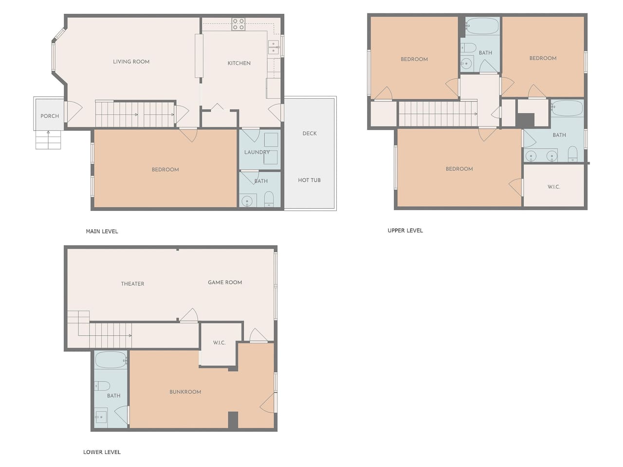 Side A, full floor plan