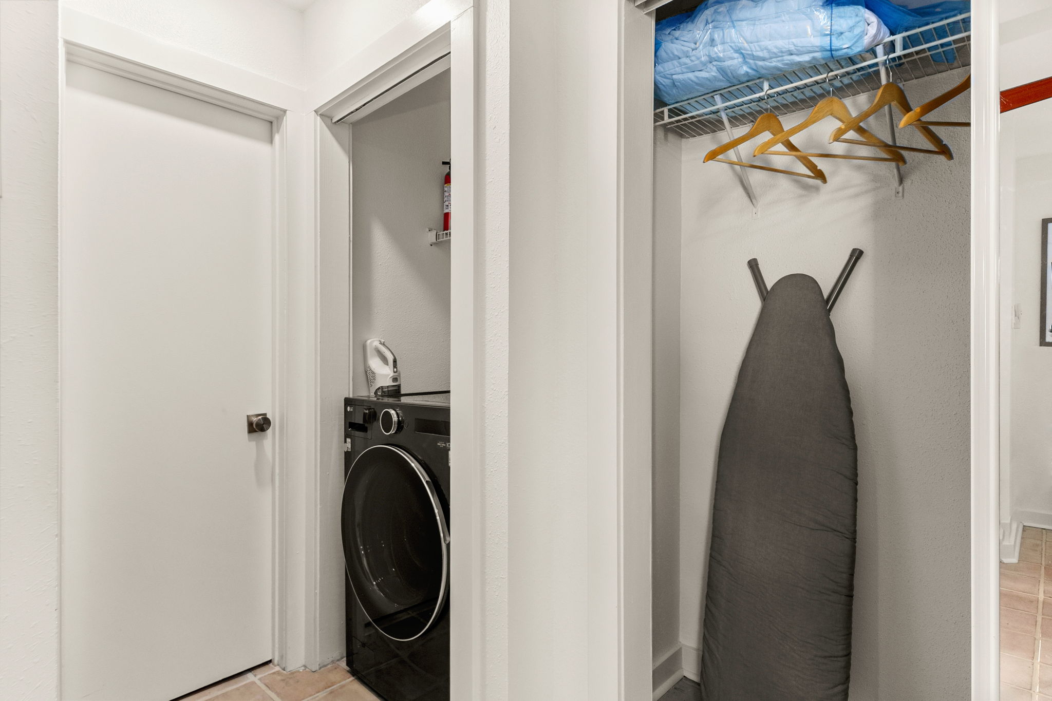 Laundry facilities ready for your use