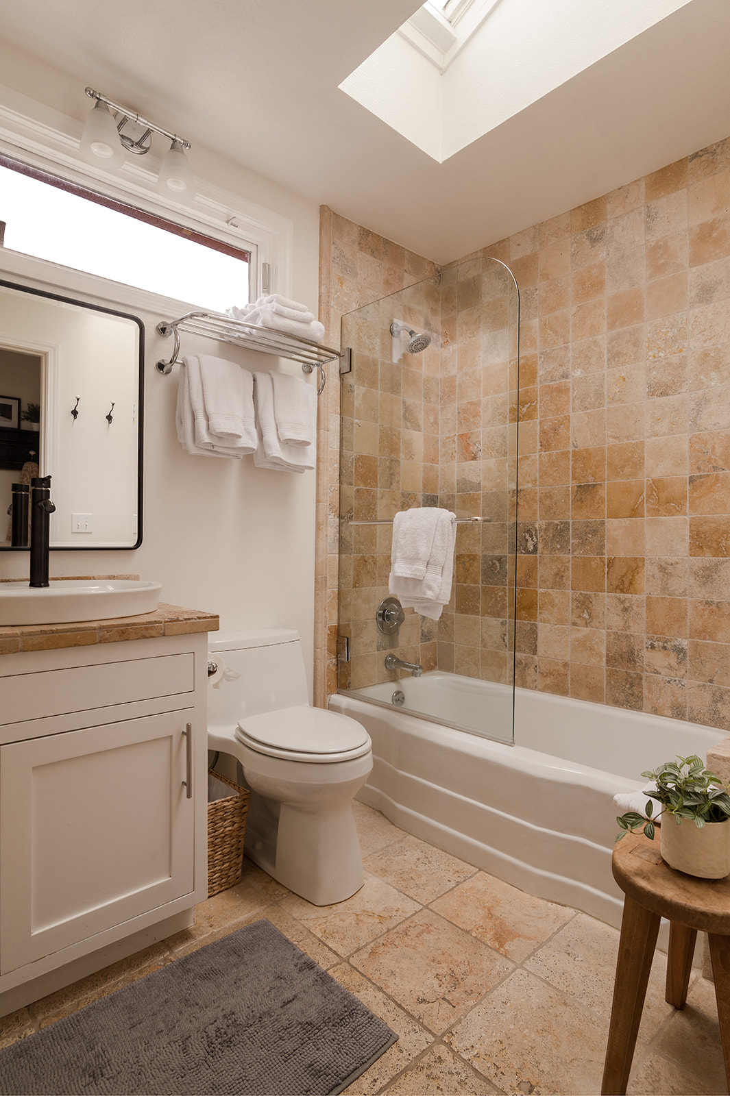 Spa-like bathroom