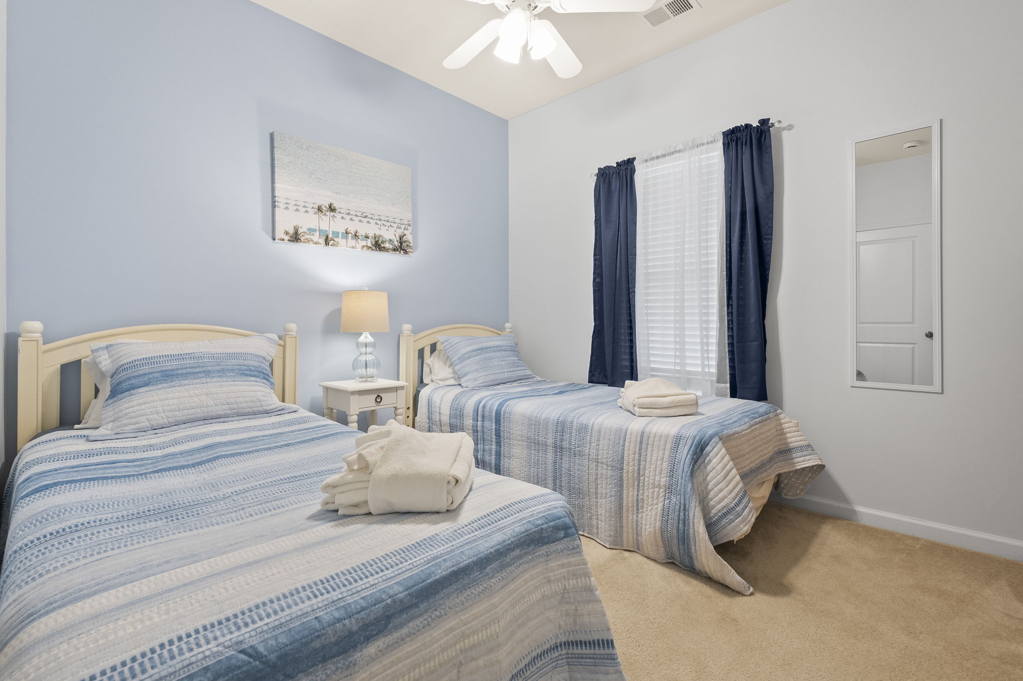 Guest Bedroom with two twin beds