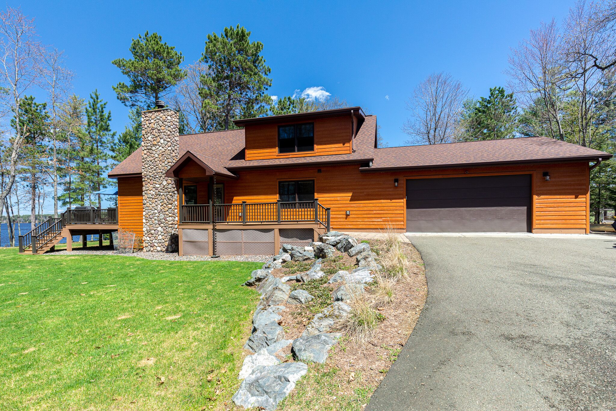 Asphalt Driveway Lots of Parking 