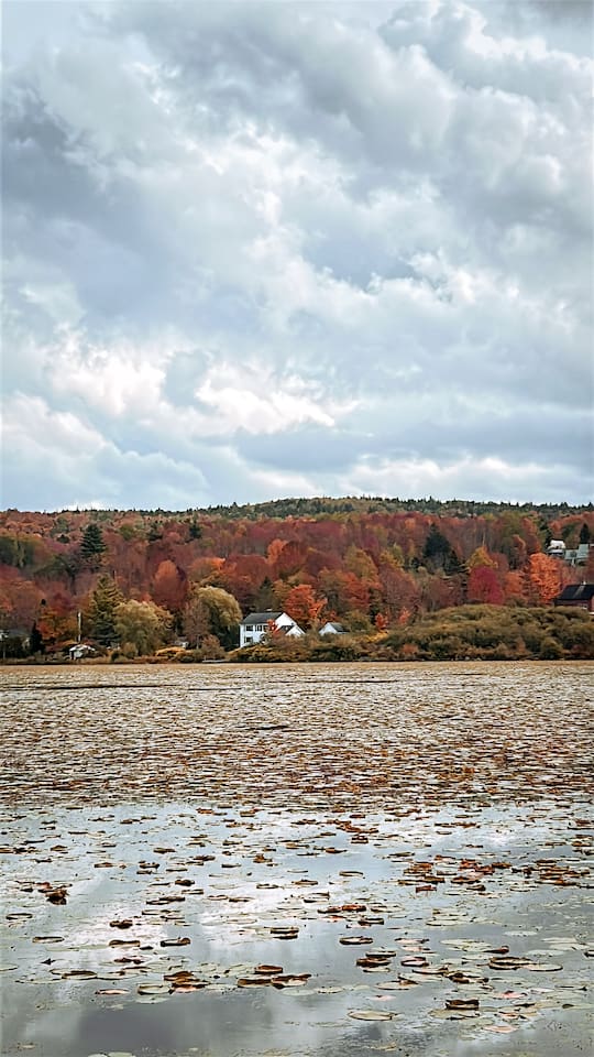 View across Star Lake in autumn 