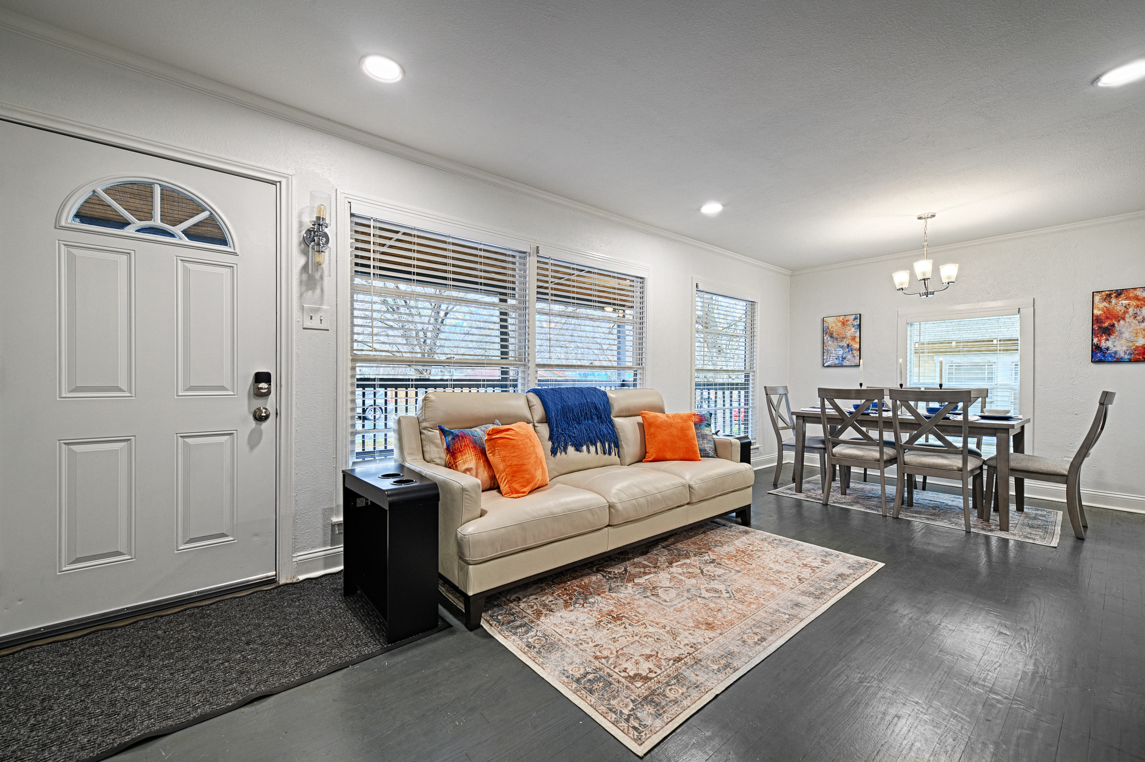 Den and Dining Area upon entry