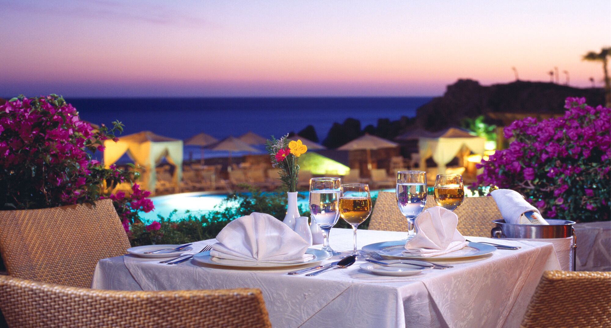 Outdoor Dining at Pueblo Bonito Sunset Beach, Vacation Travel Exclusives