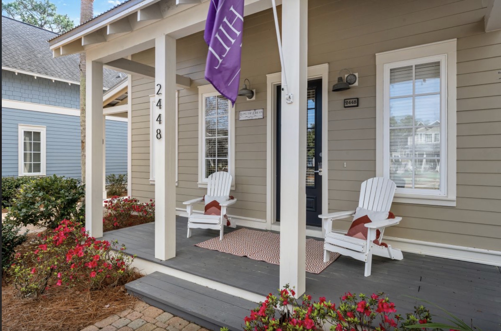 Entrance to the house