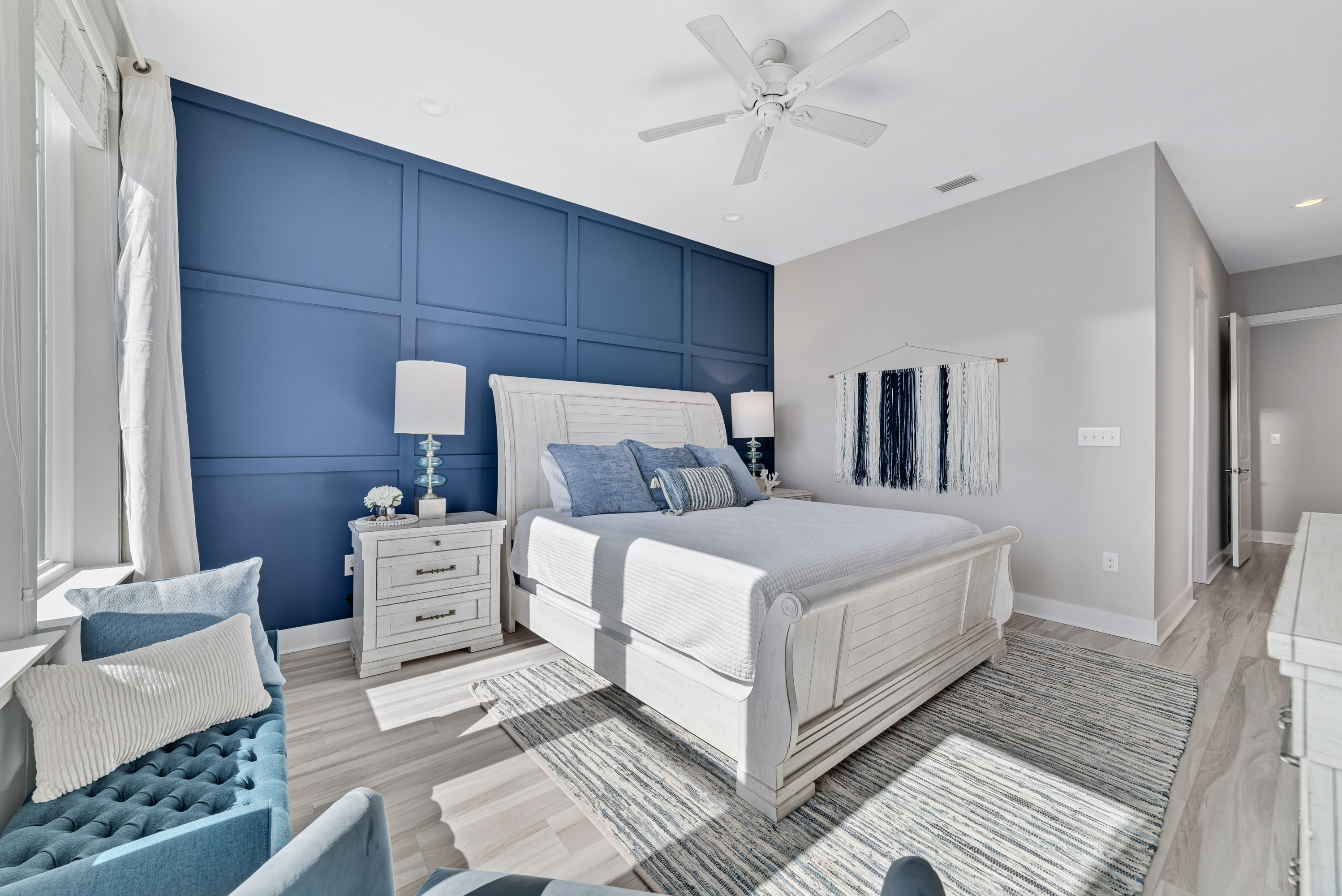 Stay in our king bedroom and feel pampered like royalty.