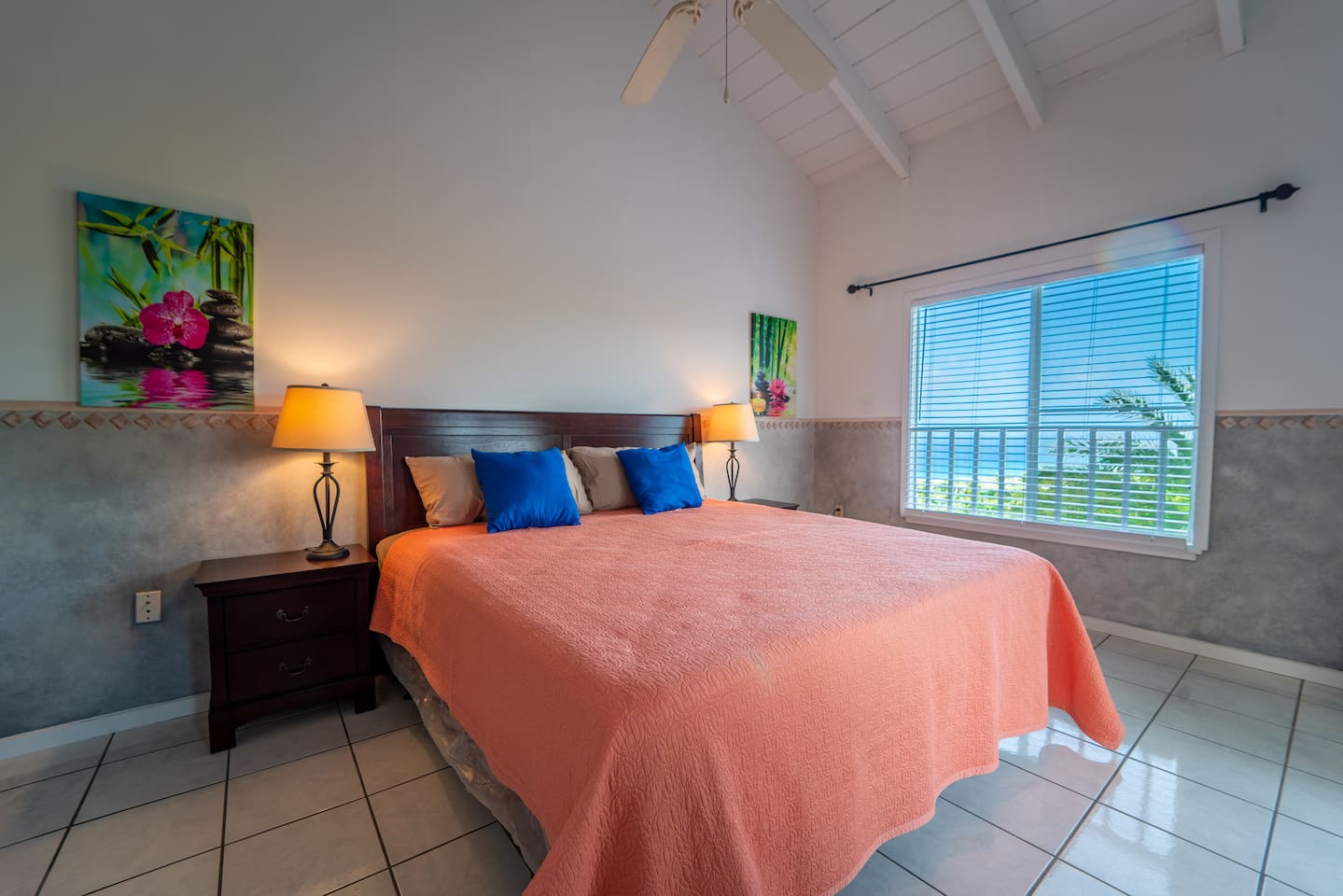 Bedroom 5 (Master - King) w/ private balcony (located upstairs)