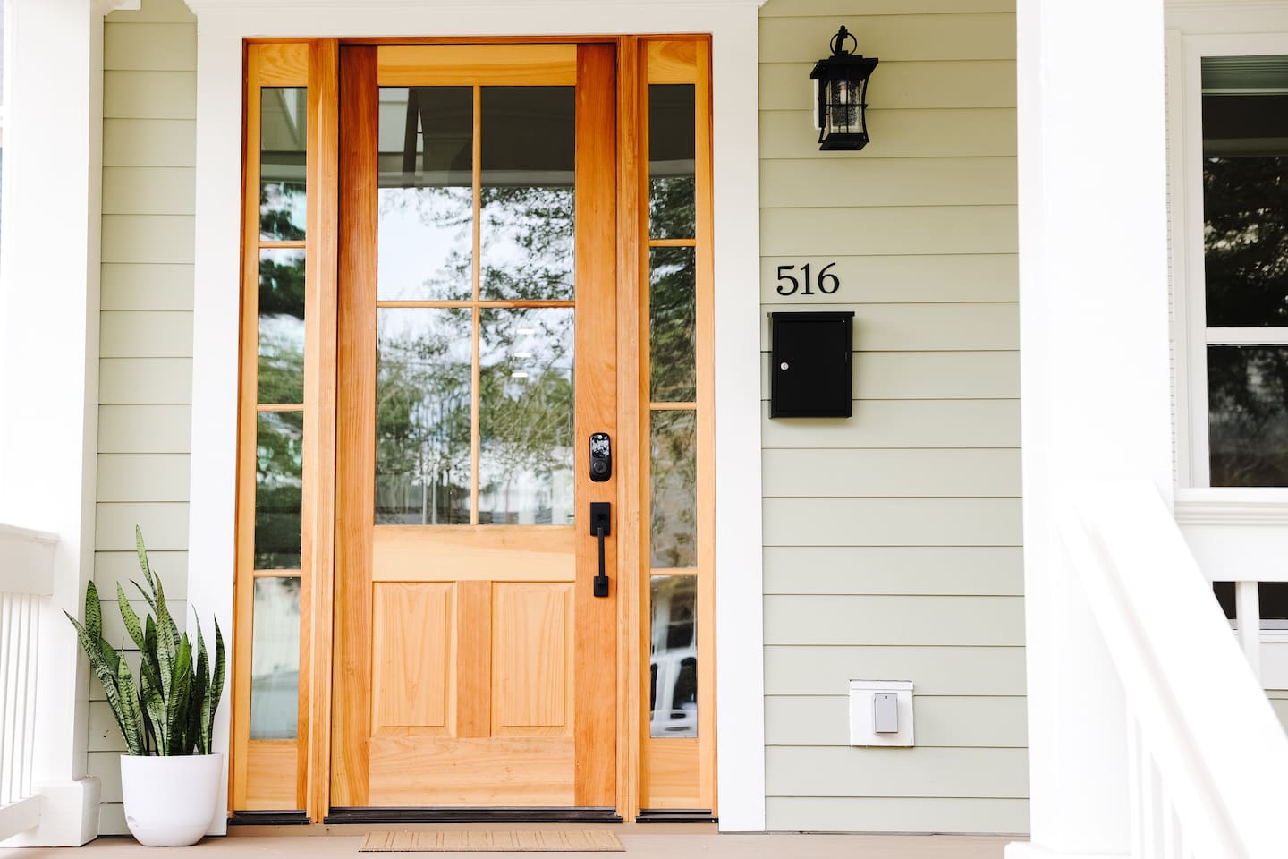 Our new home was inspired by the craftsman architecture that surrounds us in Historic Downtown. The wraparound front porch is a great place to enjoy the coastal weather