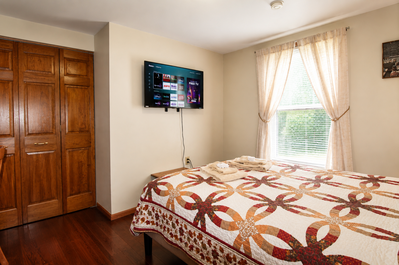 Bedroom #1 - 43" or larger Roku TV