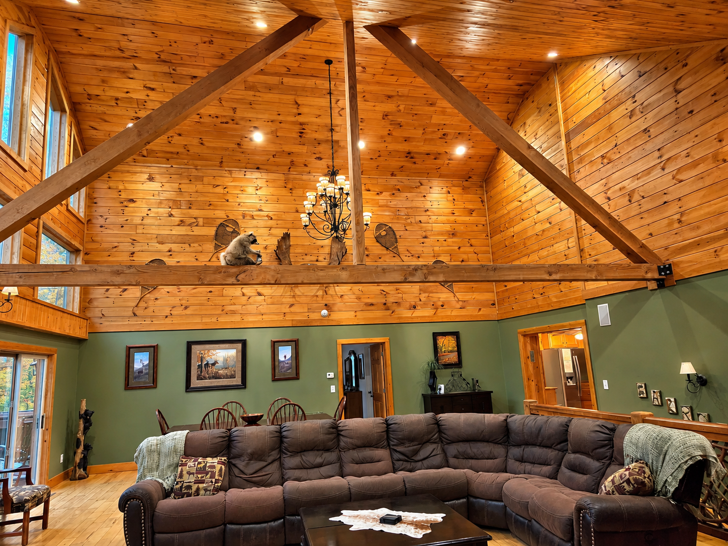 Rustic Lodge Living Room