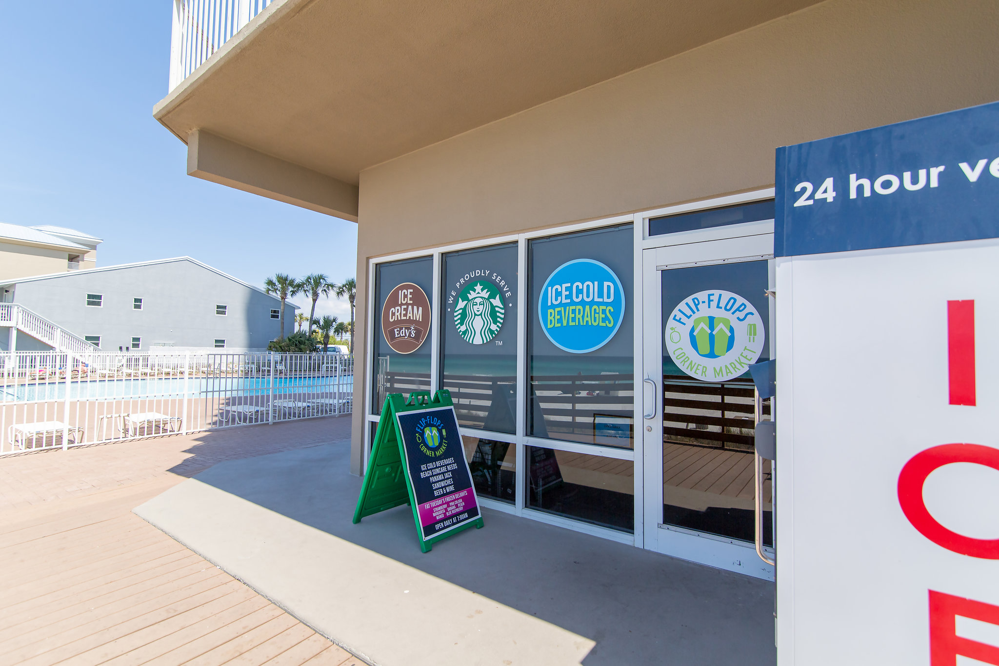 Starbucks and Gift Shop open seasonally 