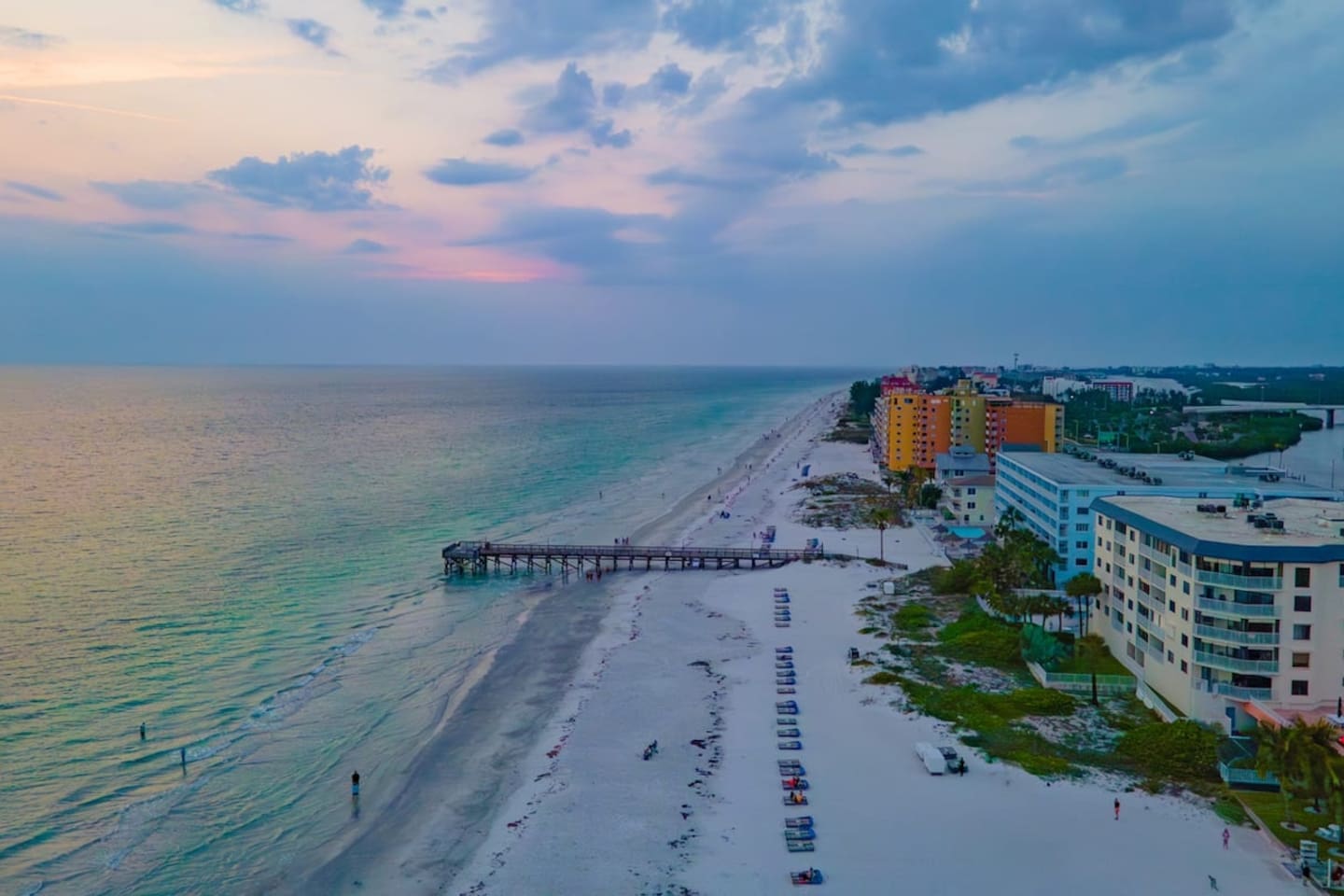 Sunset Arial View