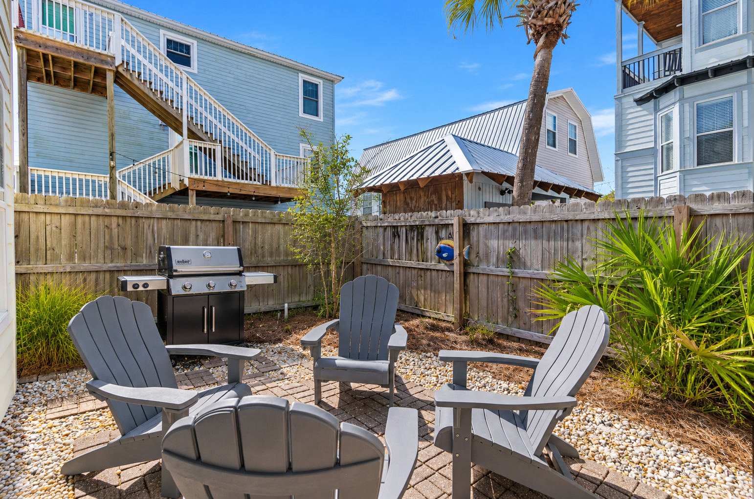 Relax and Grill after a fun day at the beach