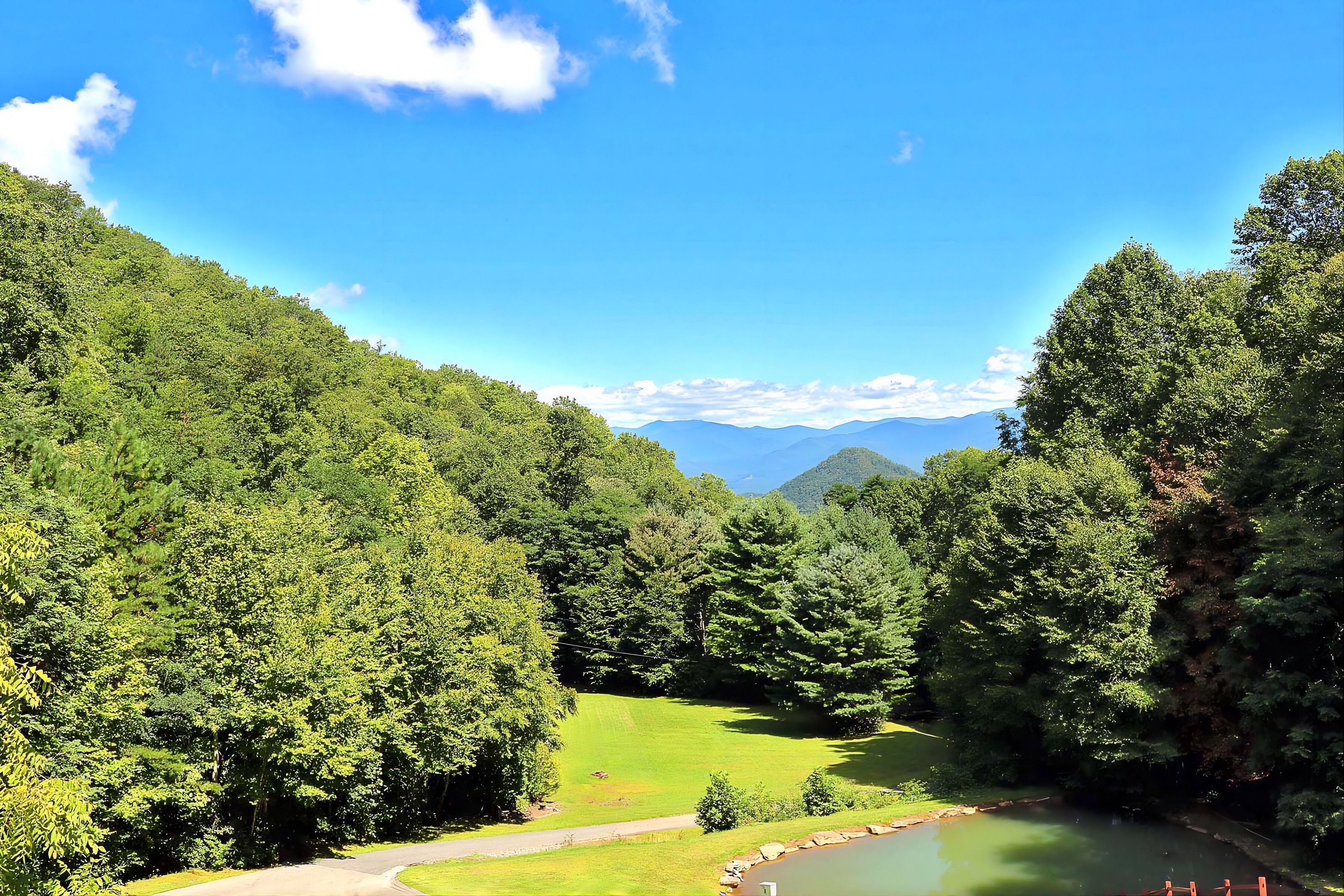 A view from the upper level