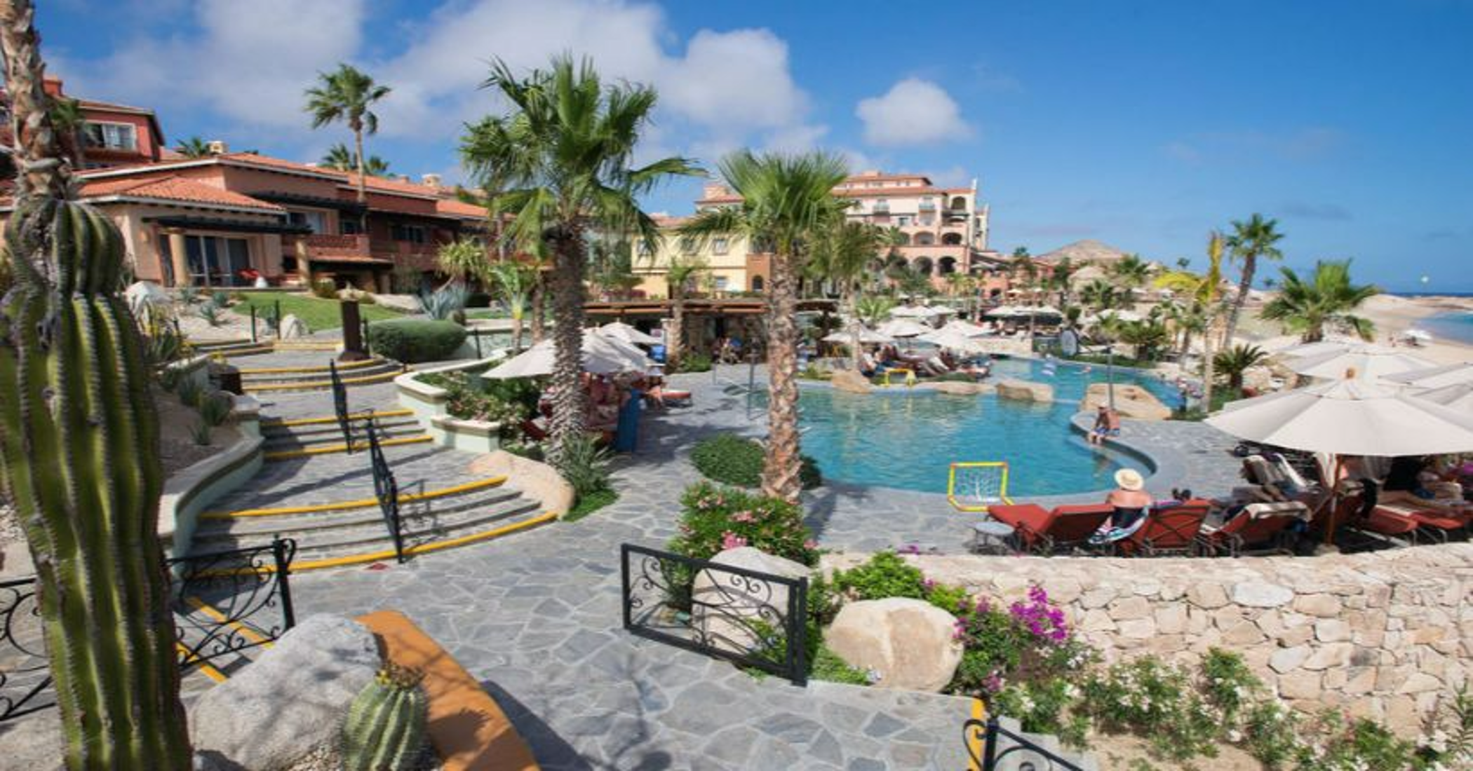 Pools and Beach at Hacienda Del Mar Cabo, Vacation Travel Exclusives