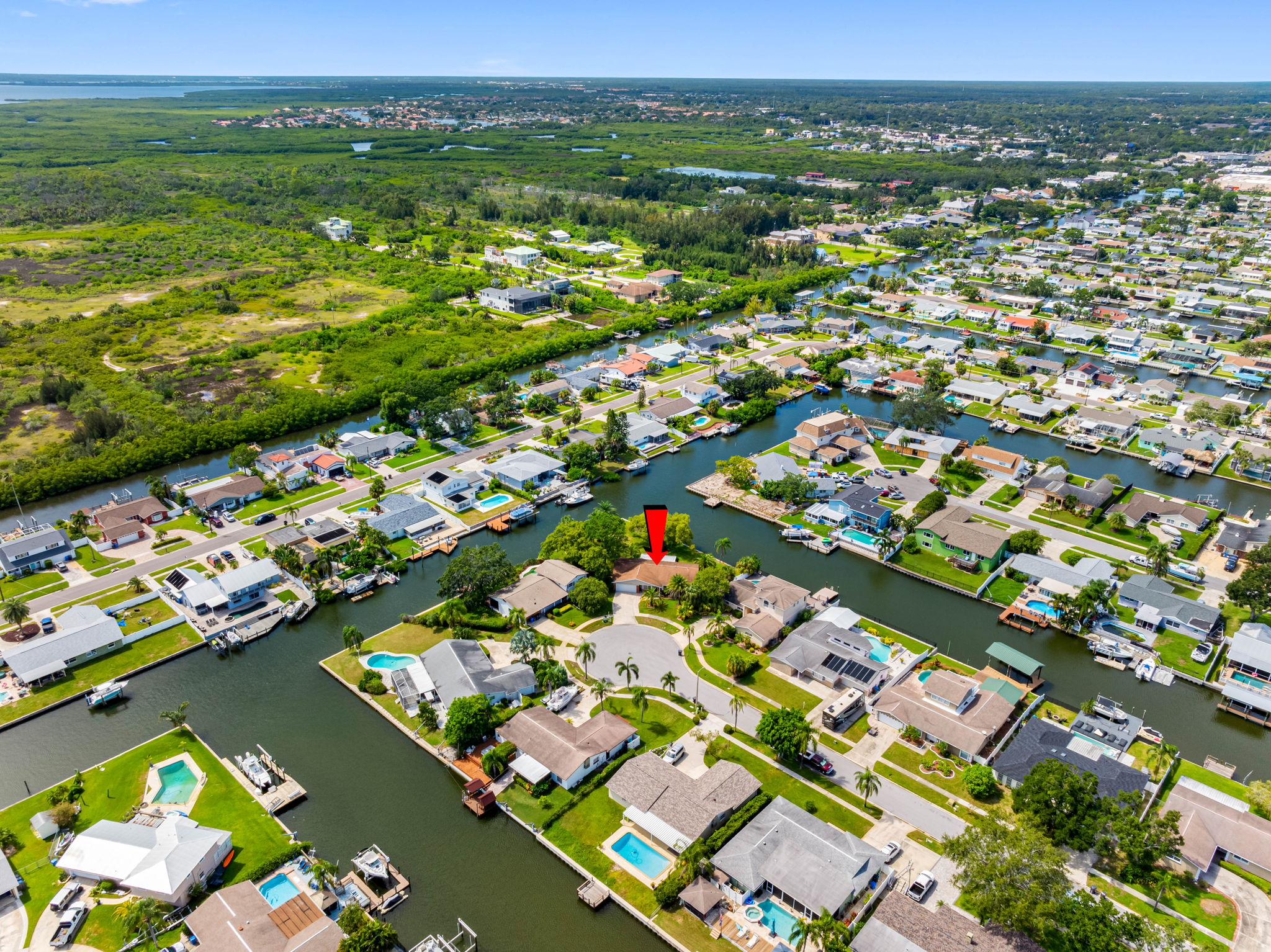 Aerial View of the Neighborhood