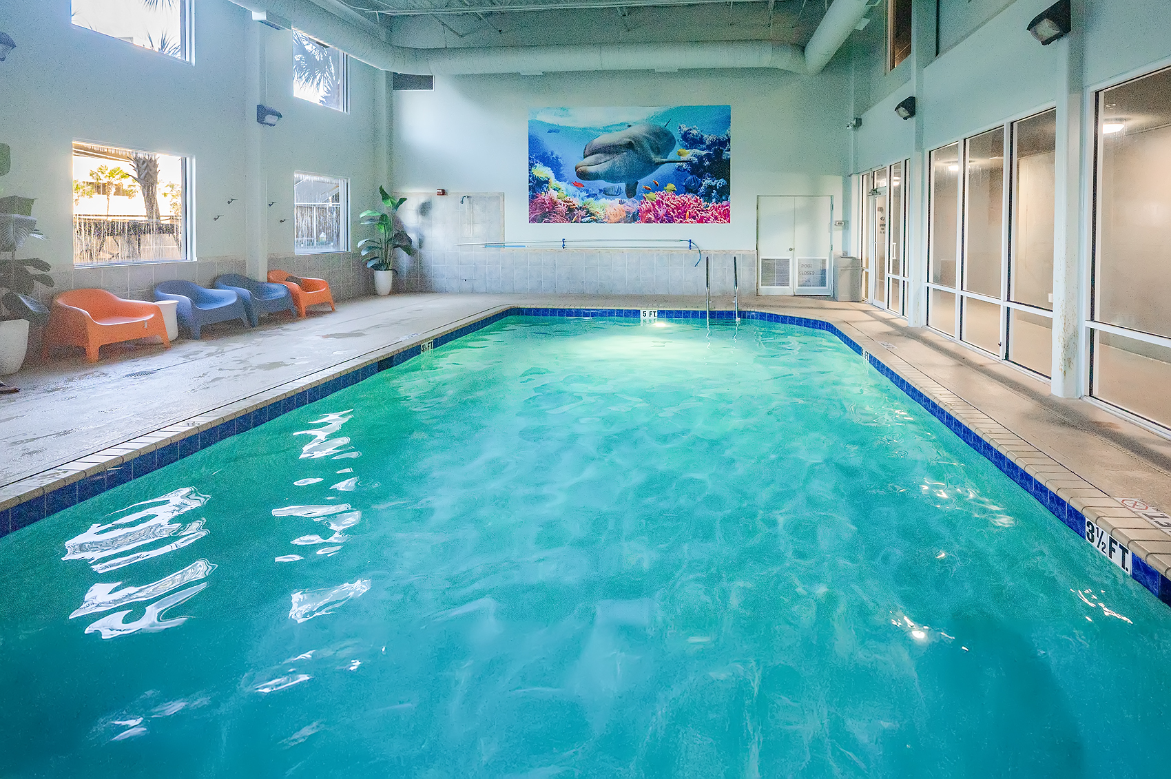 Heated indoor pool