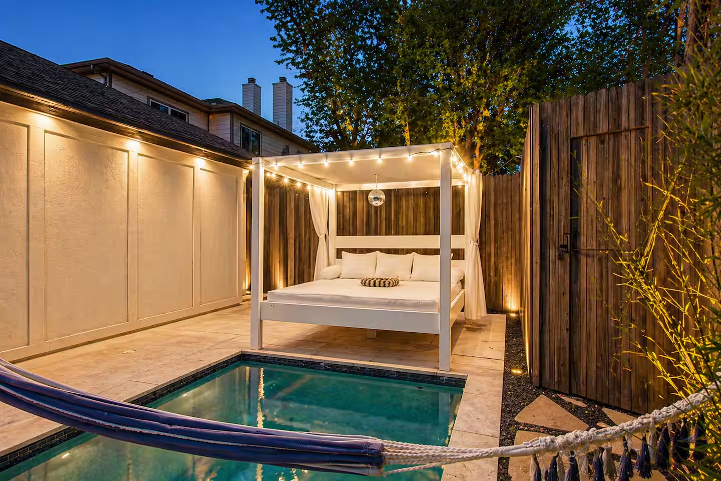 Private poolside retreat for ultimate relaxation