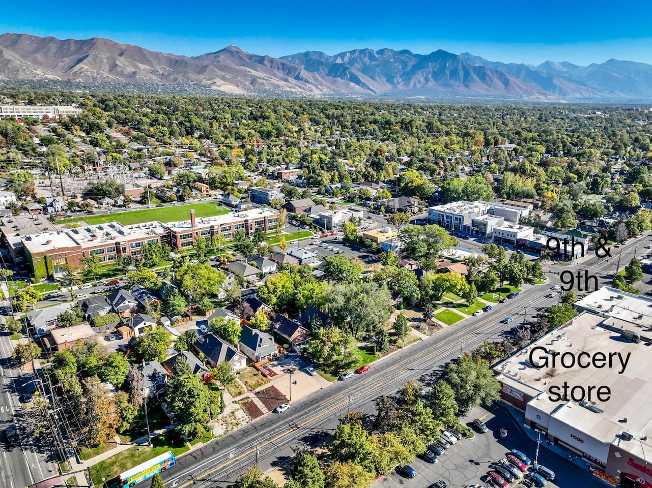 "One of the best locations in all SLC. Half block to the center of 9th and 9th. Right across the street from a grocery store" - Gary (May 2023)