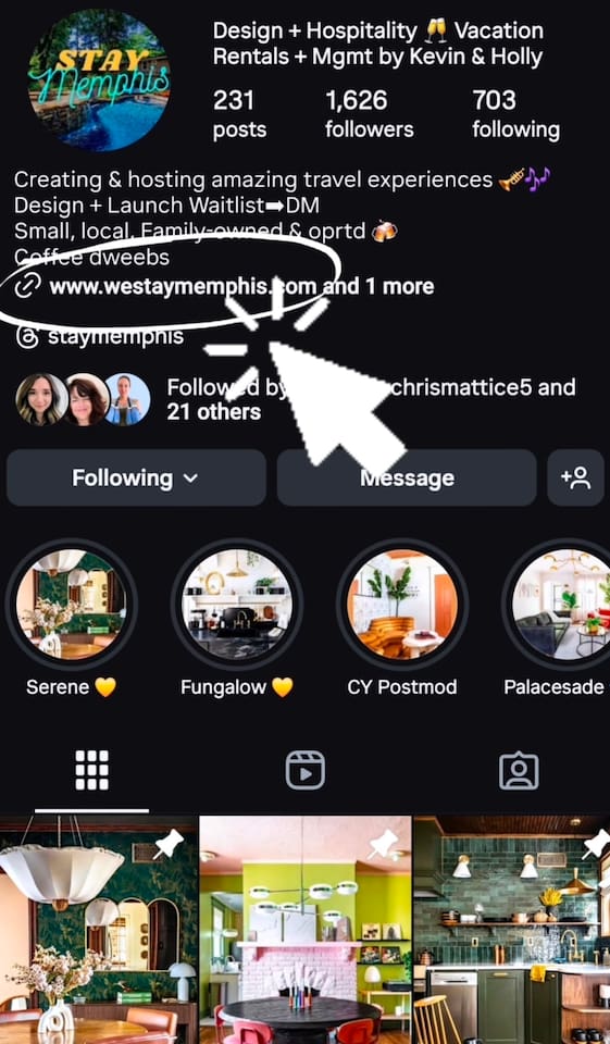 Find us on Instagram for great deals! @staymemphis