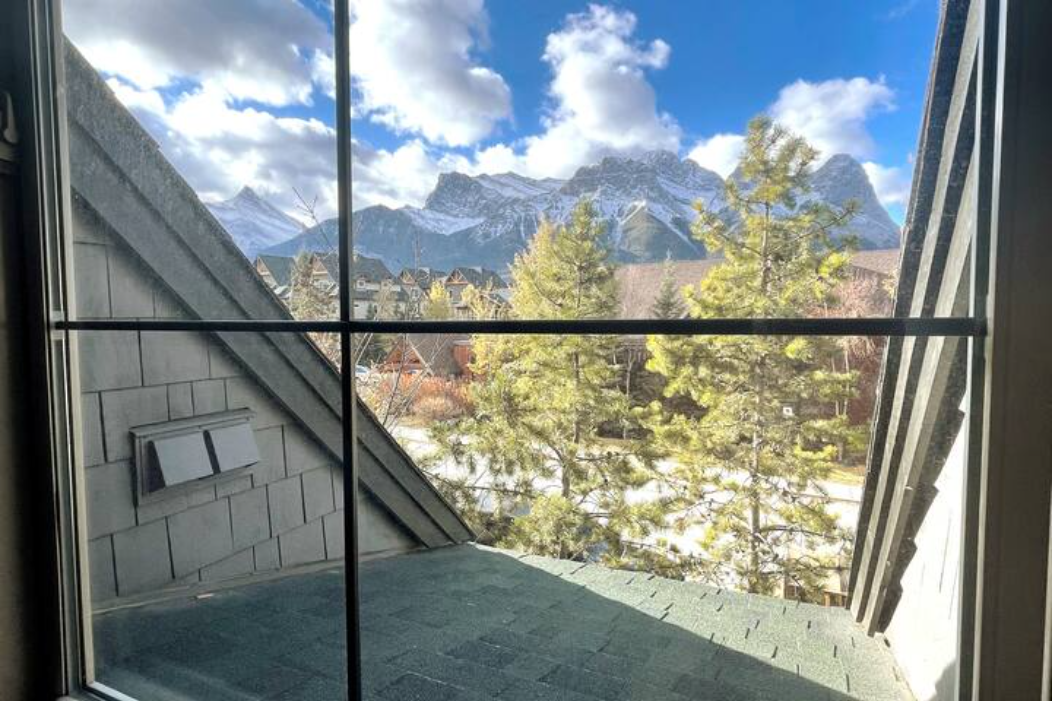 Wake up to this mountain view from Master Bedroom.
