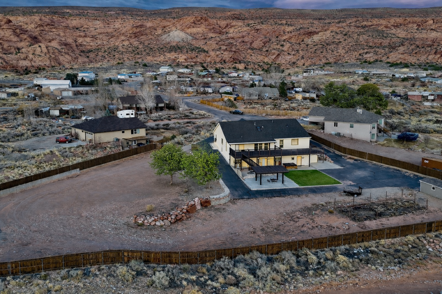 Plenty of parking for all the toys 