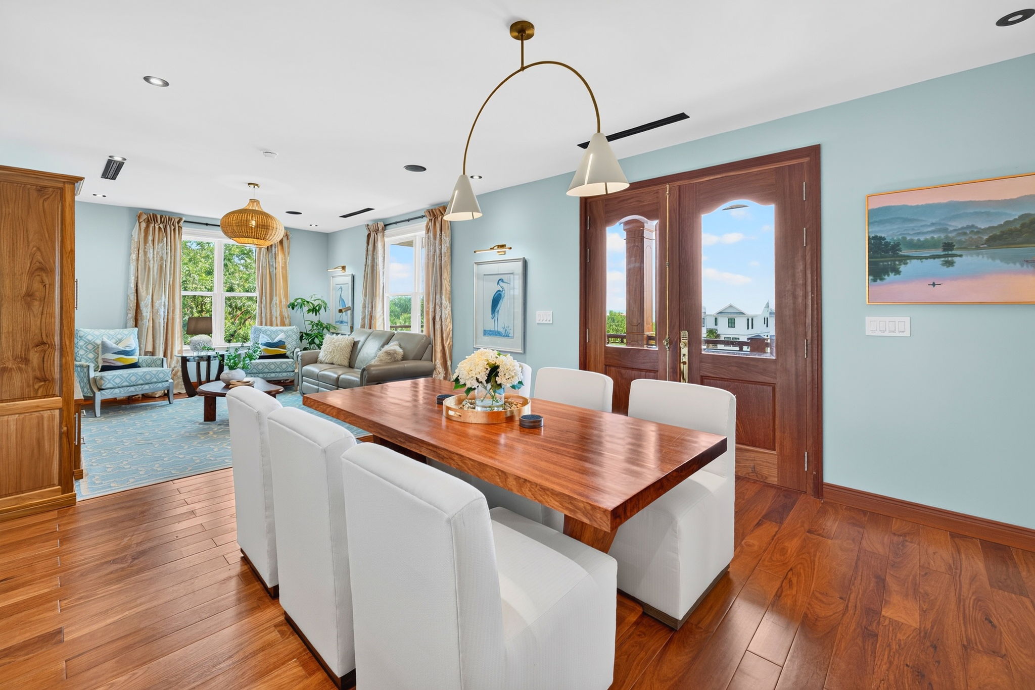3rd Floor Dining Room | Rosewood Retreat | 2605 Palm Blvd, Isle of Palms, SC | IOP Escapes