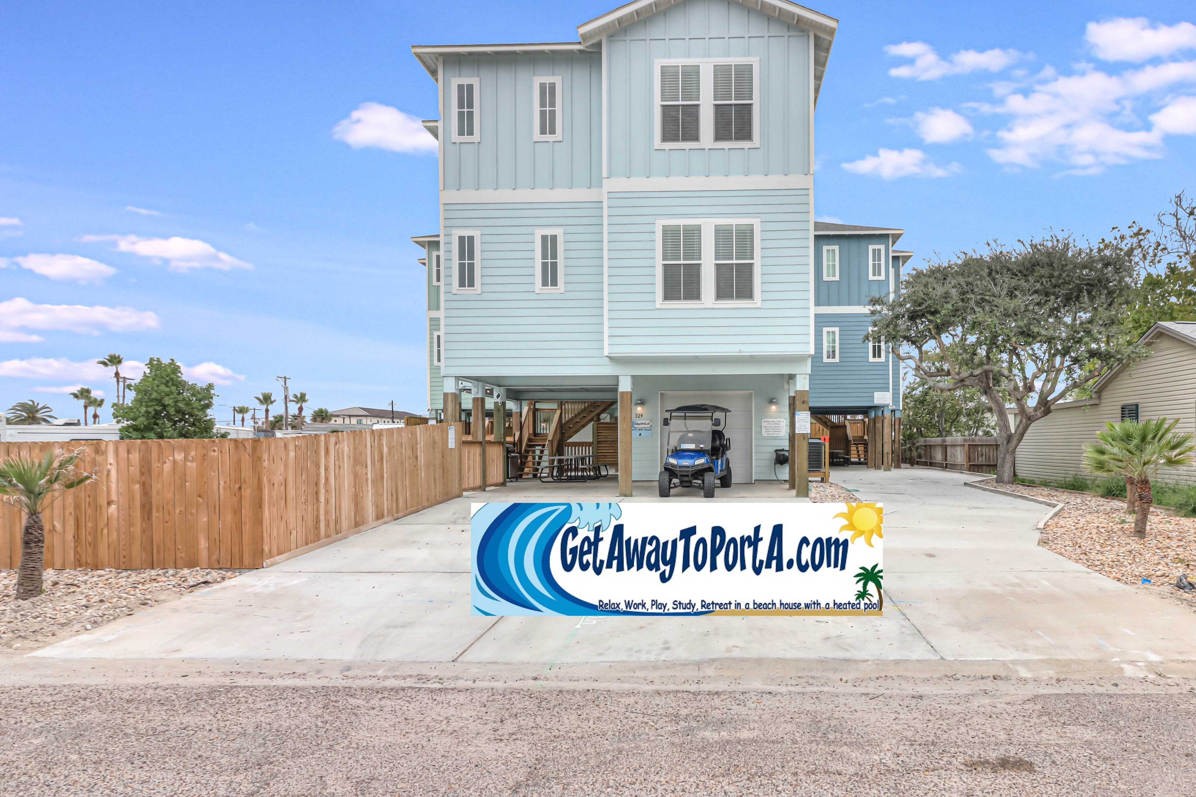 White Avenue Villa A & C in Port Aransas, TX