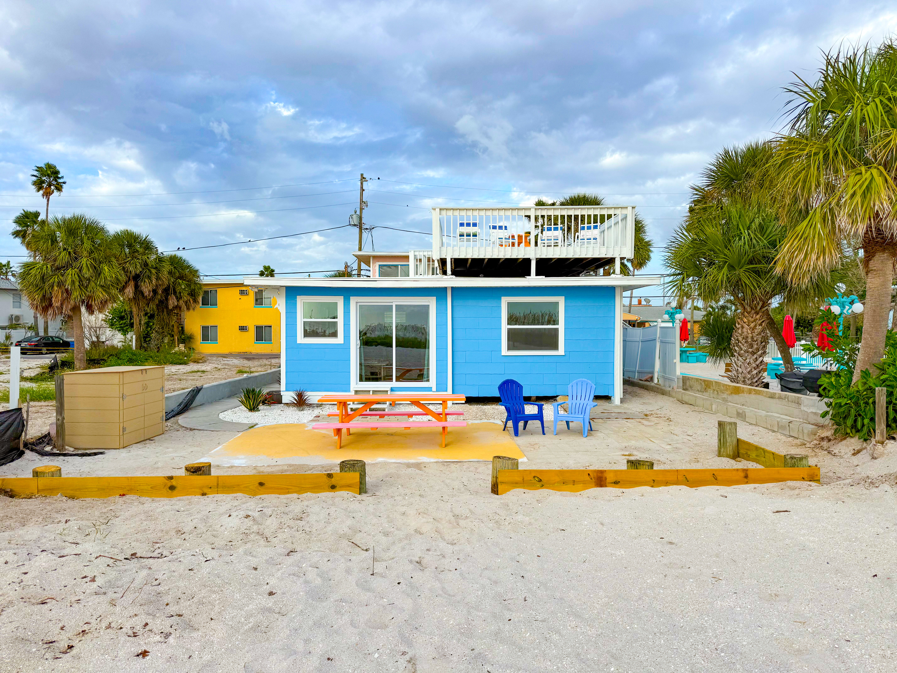 Back of the Bungalow and Private Patio