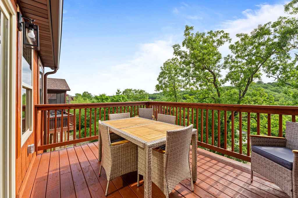 Extra dining space outdoors