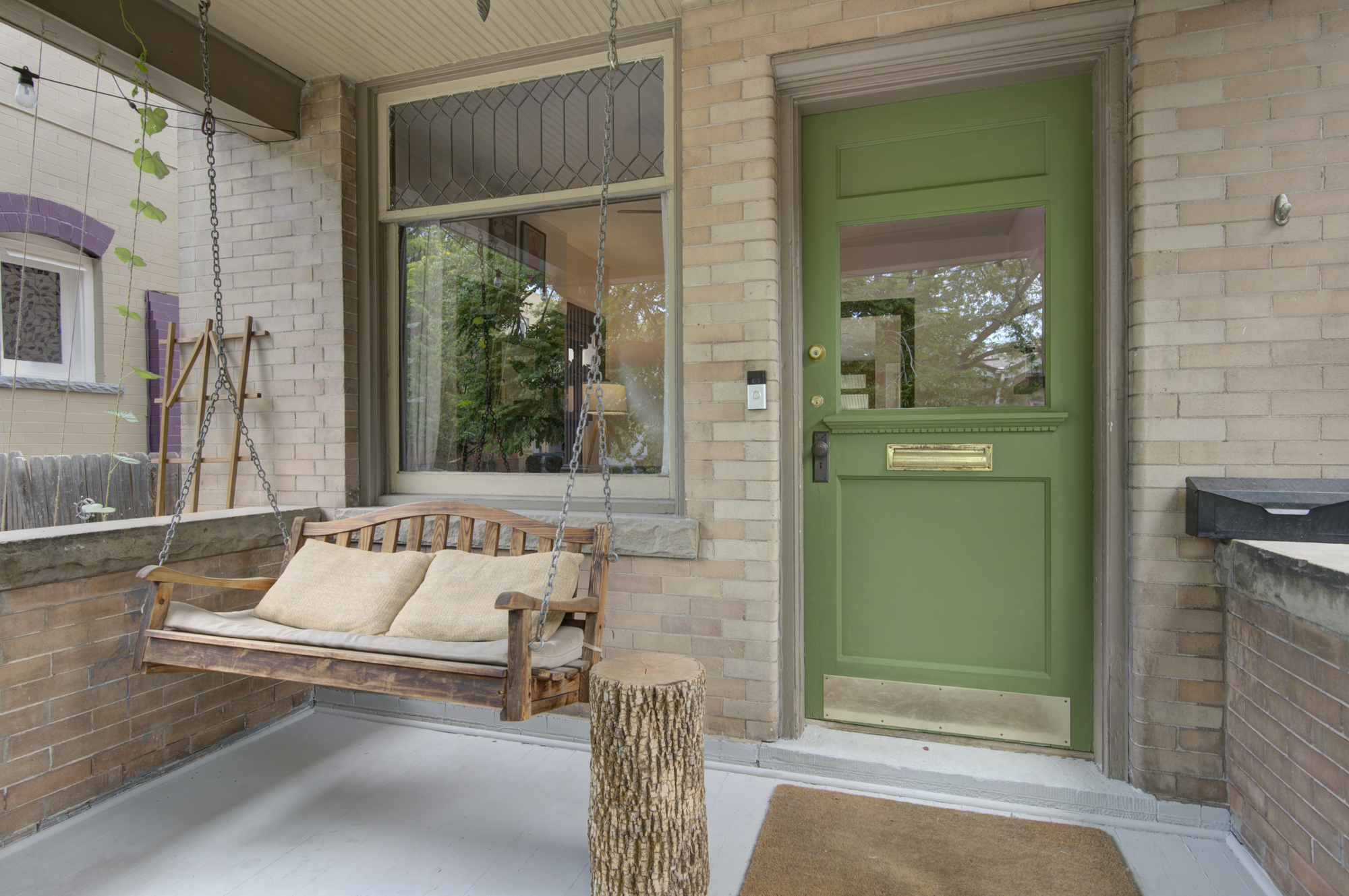 Front Porch w/ Swing