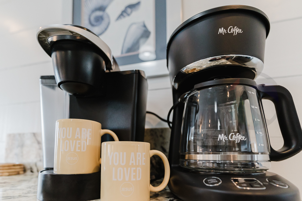 Make your sweetie some coffee and take it to him or her in those comfy bedrooms