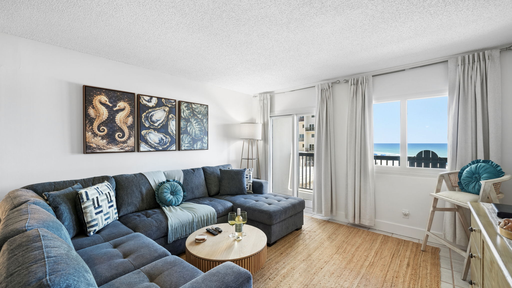 Enjoy beach views from every room