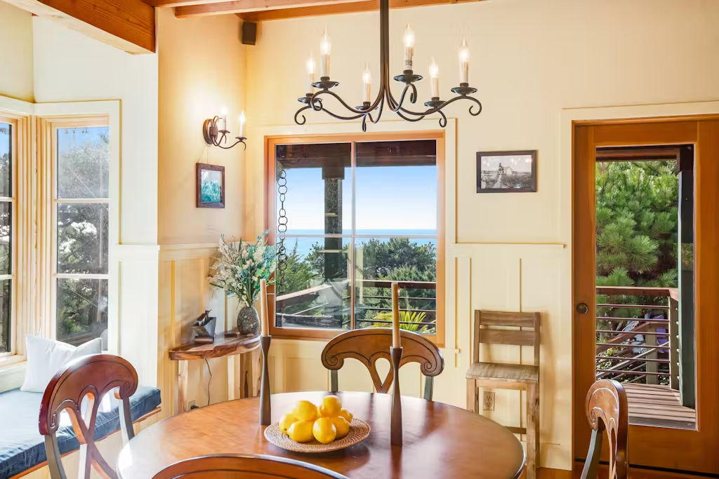 Ocean views from the dining room.