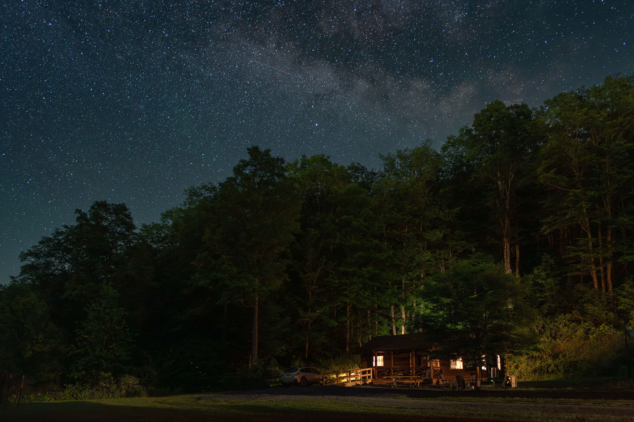 🌌 Dark Skies above — Cherry Springs is 20 minutes away, but the stars look pretty incredible from right here.