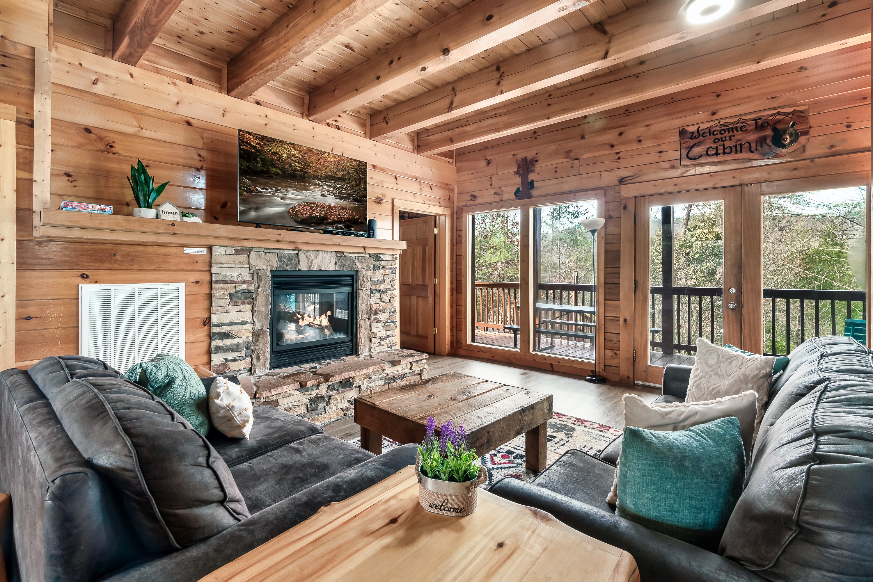 Feel right at home in a spacious living area where everyone has room to relax, reconnect, and be together.