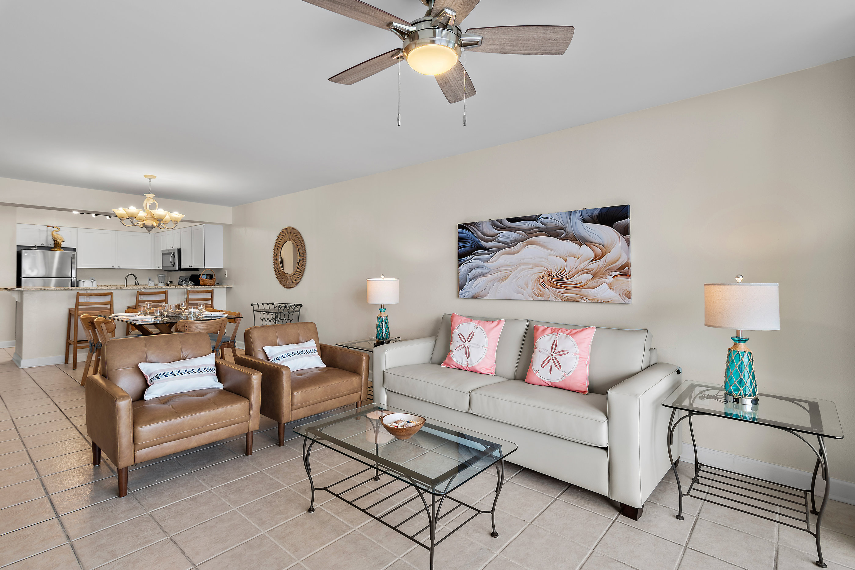 leather sofa with a queen mattress