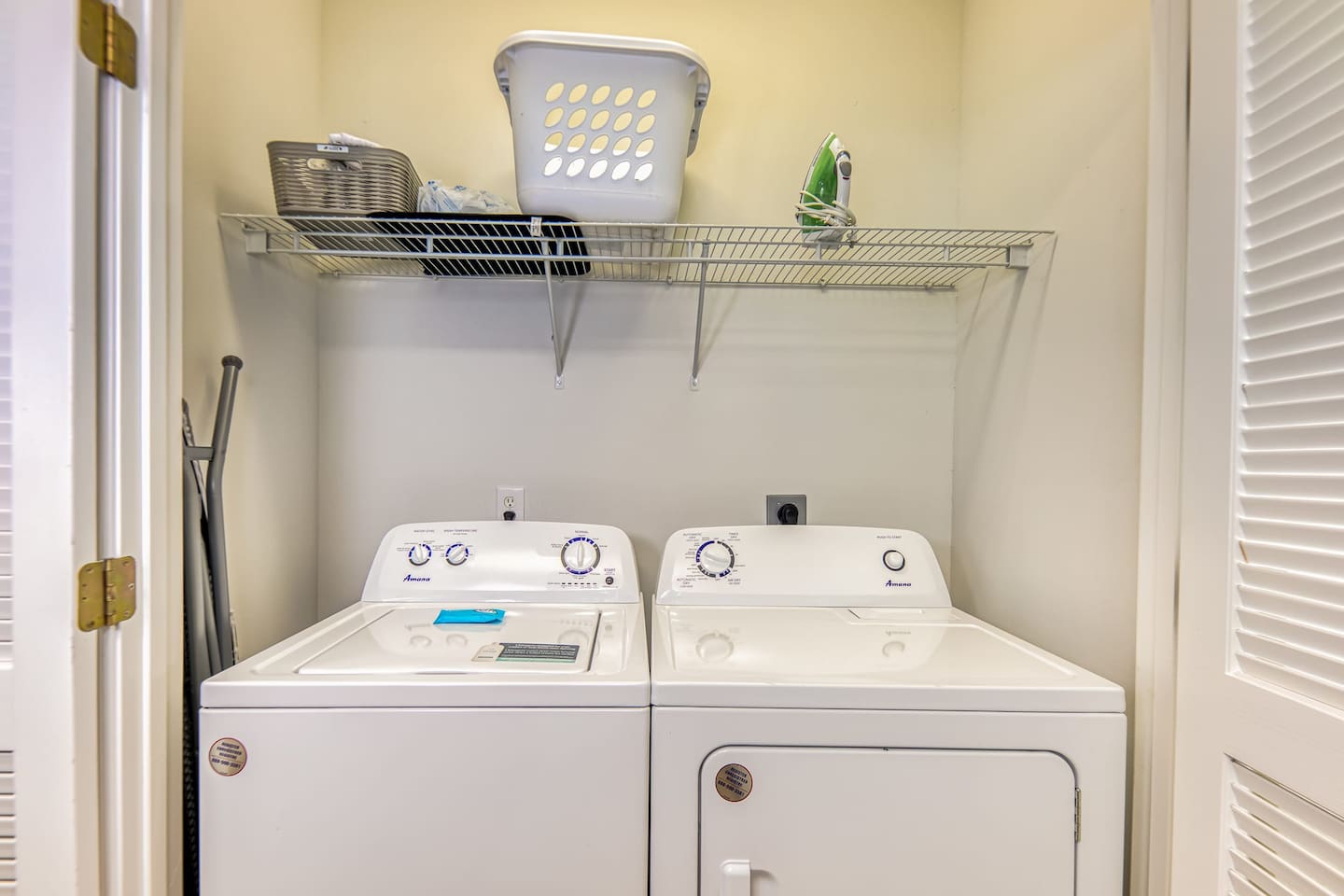 Laundry Room: Convenient setup to keep your beachwear fresh and ready for adventure!