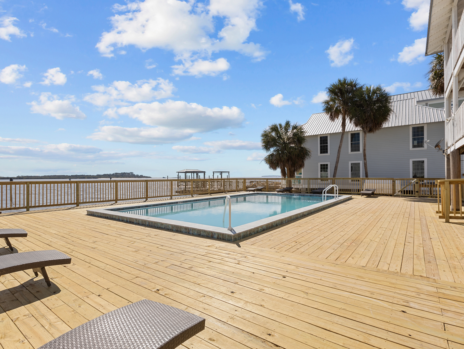 Recently expanded Pool Deck