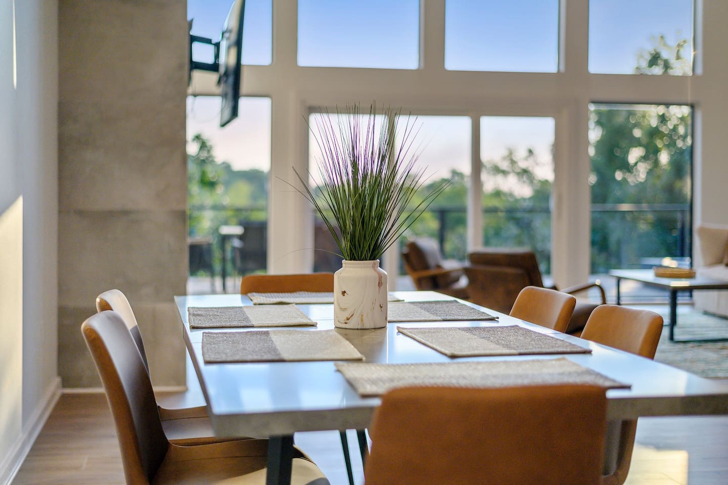 Main indoor dining space with stunning views.