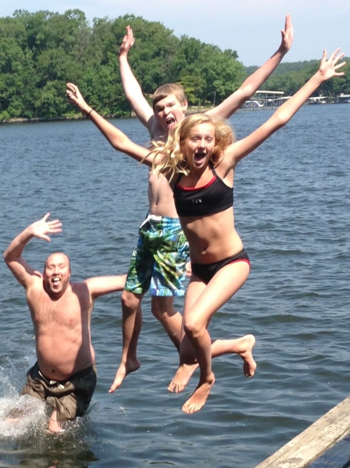 Swim off the dock